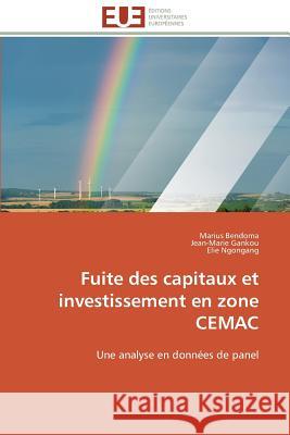 Fuite Des Capitaux Et Investissement En Zone Cemac Collectif 9783841798138 Editions Universitaires Europeennes