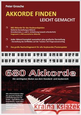 Akkorde finden leicht gemacht Peter Grosche 9783842328860 Books on Demand