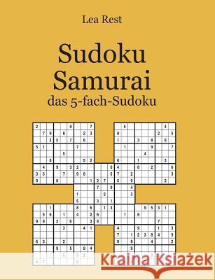 Sudoku Samurai: das 5-fach-Sudoku Rest, Lea 9783842370289 Books on Demand