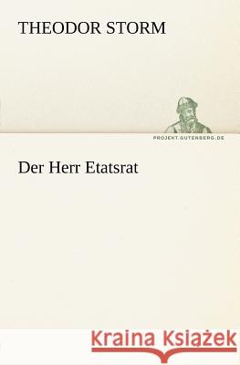 Der Herr Etatsrat Storm, Theodor 9783842412040 TREDITION CLASSICS