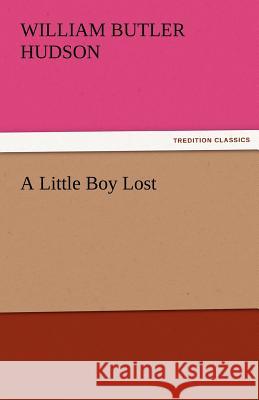 A Little Boy Lost William Butler Hudson 9783842424371 Tredition Classics