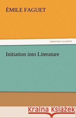 Initiation Into Literature  9783842434073 tredition GmbH