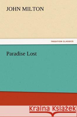 Paradise Lost John Milton   9783842436329 tredition GmbH