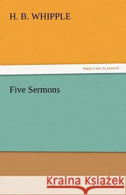 Five Sermons  9783842465893 tredition GmbH