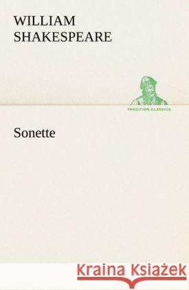 Sonette Shakespeare, William 9783842493483