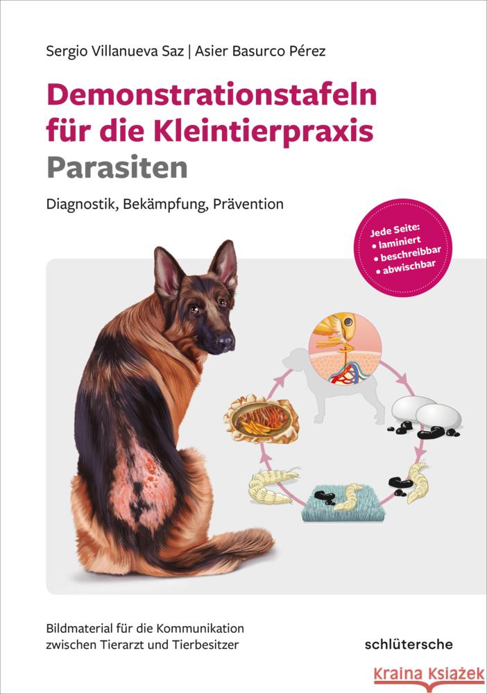 Demonstrationstafeln für die Kleintierpraxis Parasiten Villanueva Saz, Sergio, Basurco Pérez, Asier 9783842600669