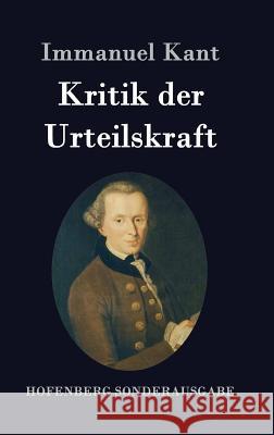 Kritik der Urteilskraft Immanuel Kant 9783843015806 Hofenberg