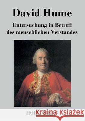 Untersuchung in Betreff des menschlichen Verstandes David Hume   9783843019606 Hofenberg