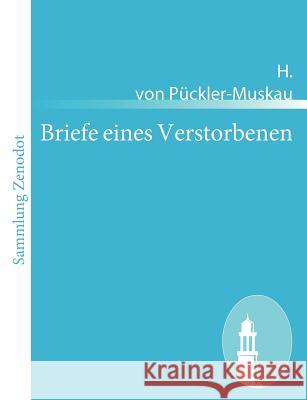 Briefe eines Verstorbenen H. Von P 9783843059497 Contumax Gmbh & Co. Kg