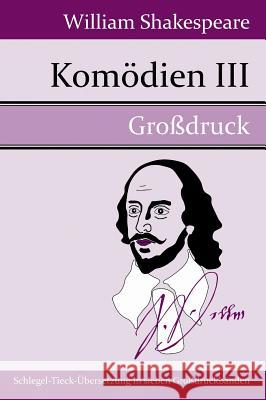 Komödien III William Shakespeare 9783843073936 Hofenberg