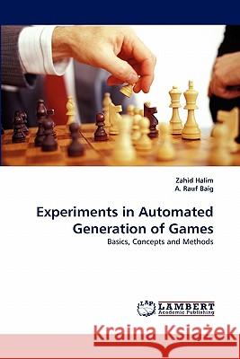 Experiments in Automated Generation of Games  9783843360241 LAP Lambert Academic Publishing AG & Co KG