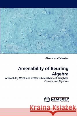 Amenability of Beurling Algebra  9783843365482 LAP Lambert Academic Publishing AG & Co KG