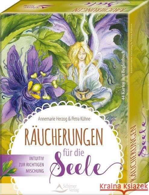 Räucherungen für die Seele, 44 Karten mit Begleitbuch : Intuitiv zur richtigen Mischung Herzog, Annemarie; Kühne, Petra 9783843491228 Schirner