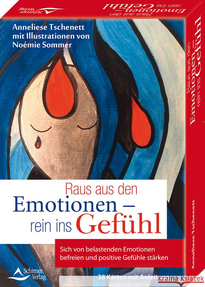 Raus aus den Emotionen - rein ins Gefühl, 36 Karten mit Anleitung Tschenett, Anneliese, Sommer, Noémie 9783843491556 Schirner