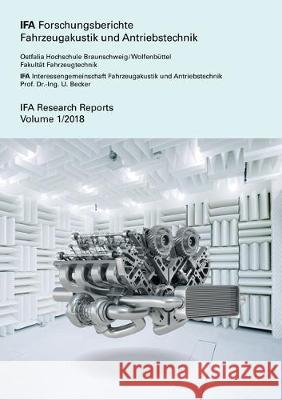 IFA Research Reports Udo Becker 9783844059618 Shaker Verlag GmbH, Germany
