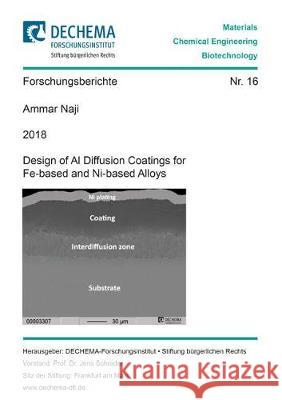 Design of Al Diffusion Coatings for Fe-based and Ni-based Alloys Ammar Naji 9783844062045 Shaker Verlag GmbH, Germany