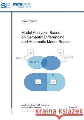 Model Analyses Based on Semantic Differencing and Automatic Model Repair Oliver Kautz 9783844079265