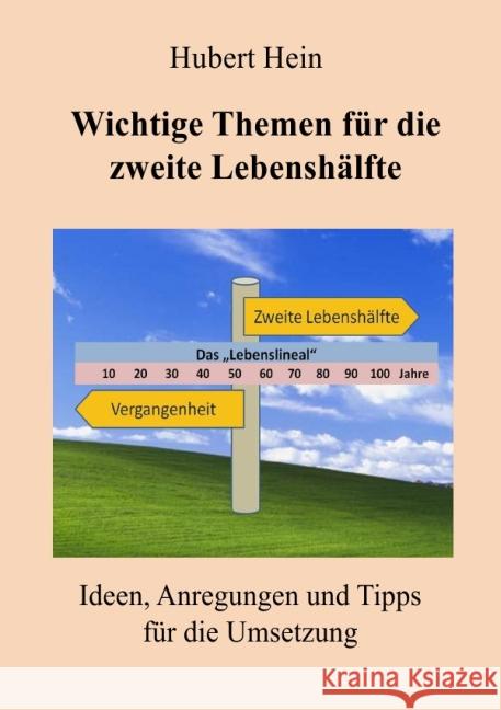 Wichtige Themen für die zweite Lebenshälfte : Ideen, Anregungen und Tipps für die Umsetzung Hein, Hubert 9783844280944