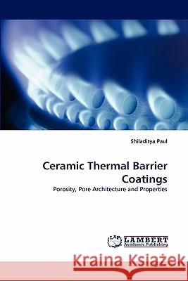 Ceramic Thermal Barrier Coatings Shiladitya Paul 9783844315936 LAP Lambert Academic Publishing