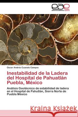 Inestabilidad de la Ladera del Hospital de Pahuatlán Puebla, México Cuanalo Campos Oscar Andrés 9783844345964 Editorial Academica Espanola