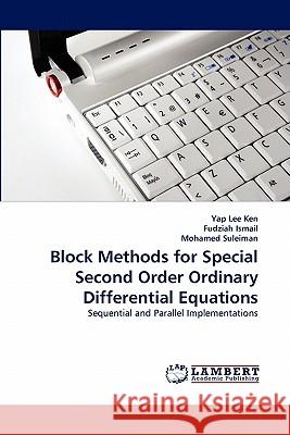 Block Methods for Special Second Order Ordinary Differential Equations  9783844384130 LAP Lambert Academic Publishing AG & Co KG