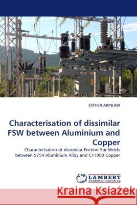 Characterisation of dissimilar FSW between Aluminium and Copper Akinlabi, Esther 9783844390421