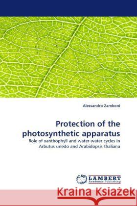 Protection of the photosynthetic apparatus Alessandro Zamboni 9783844391893