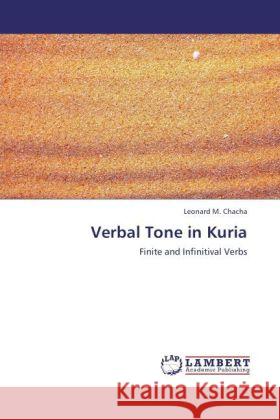 Verbal Tone in Kuria Leonard M Chacha 9783844393033