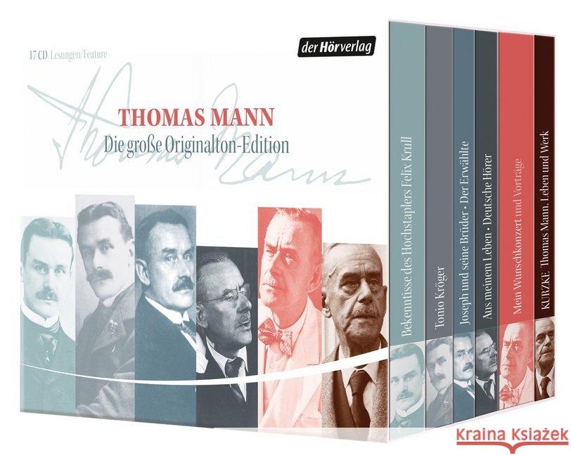 Thomas Mann - Die große Originalton-Edition, 17 Audio-CDs : Gesprochen vom Autor Mann, Thomas 9783844517408