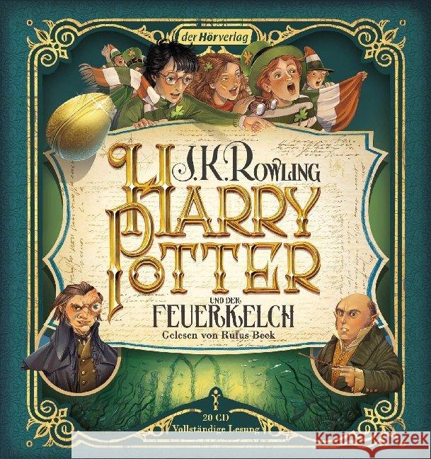 Harry Potter und der Feuerkelch, 20 Audio-CD : Ungekürzte Ausgabe, Lesung Rowling, J. K. 9783844537154 DHV Der HörVerlag