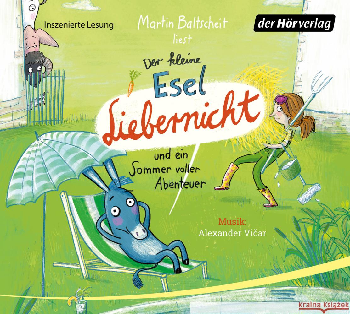 Der kleine Esel Liebernicht und ein Sommer voller Abenteuer, 1 Audio-CD Baltscheit, Martin 9783844543049
