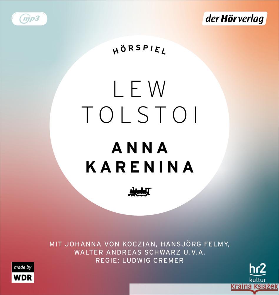 Anna Karenina, 1 Audio-CD, 1 MP3 Tolstoi, Lew 9783844546958 DHV Der HörVerlag