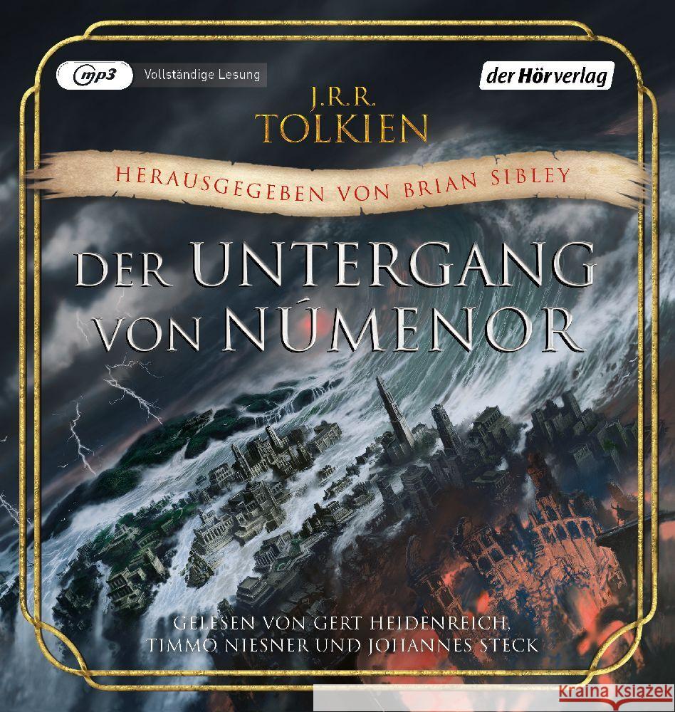 Der Untergang von Númenor, 2 Audio-CD, 2 MP3 Tolkien, John R. R. 9783844549348