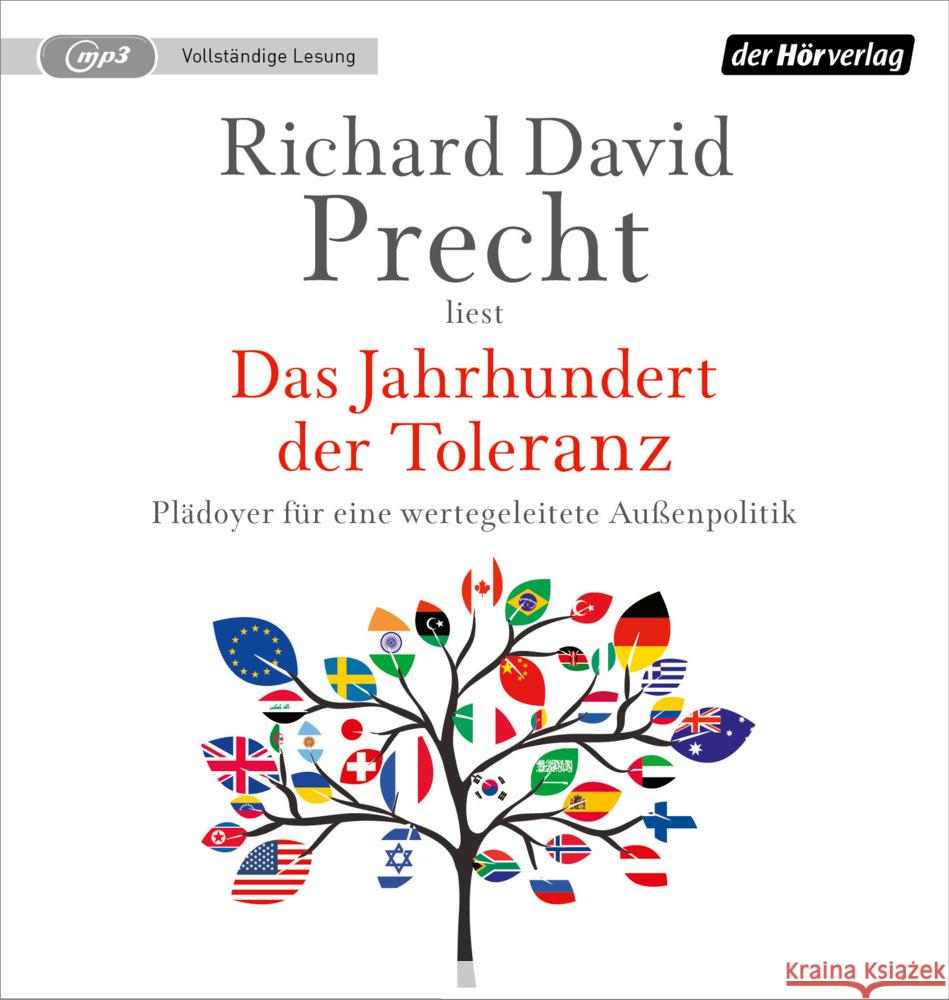 Das Jahrhundert der Toleranz, 1 Audio-CD, 1 MP3 Precht, Richard David 9783844550986 DHV Der HörVerlag