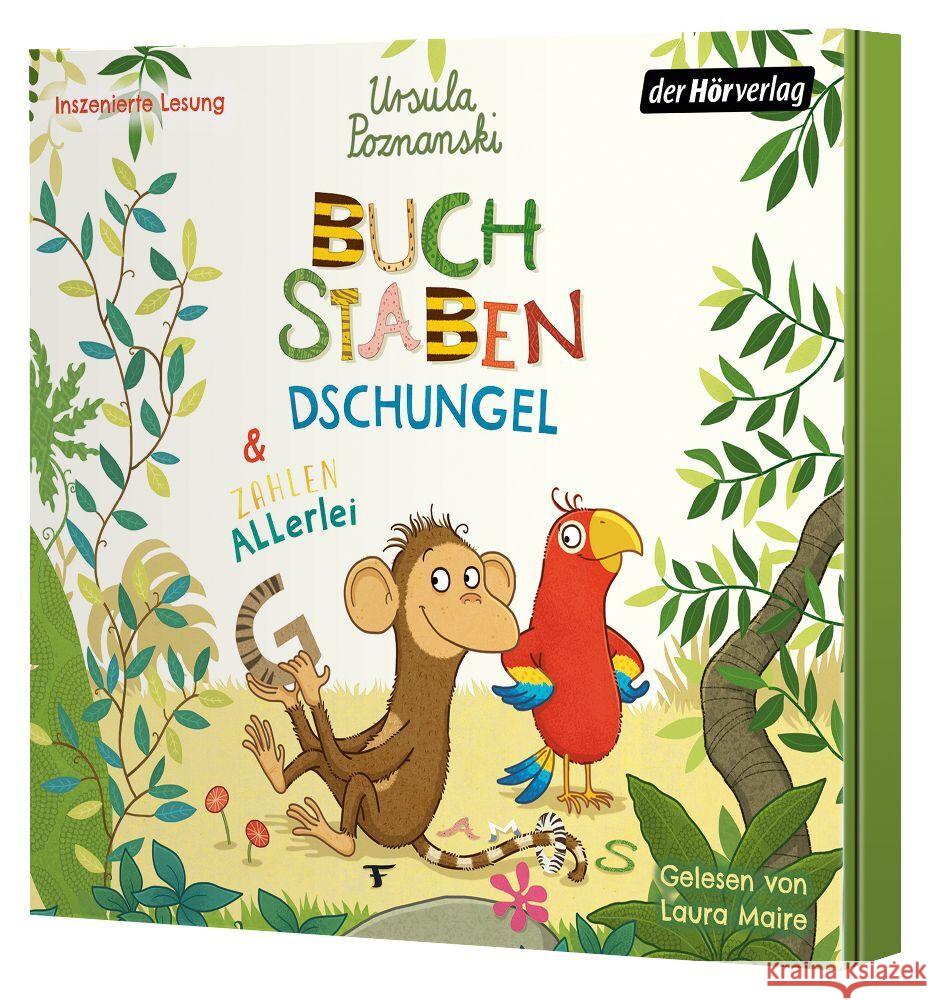 Buchstabendschungel & Zahlenallerlei, 1 Audio-CD Poznanski, Ursula 9783844551334