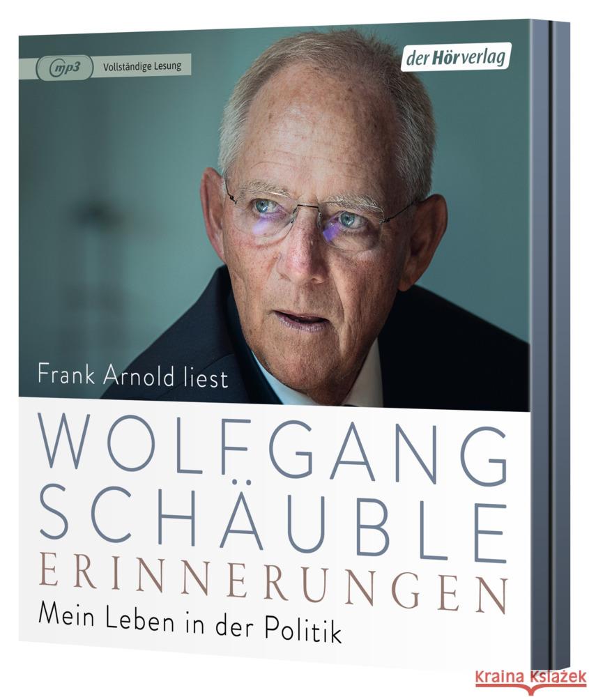 Erinnerungen, 4 Audio-CD, 4 MP3 Schäuble, Wolfgang 9783844552447 DHV Der HörVerlag