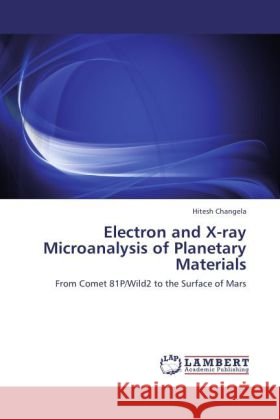 Electron and X-ray Microanalysis of Planetary Materials Changela, Hitesh 9783845403229