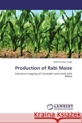 Production of Rabi Maize Singh, Nikhil Kumar 9783845428598