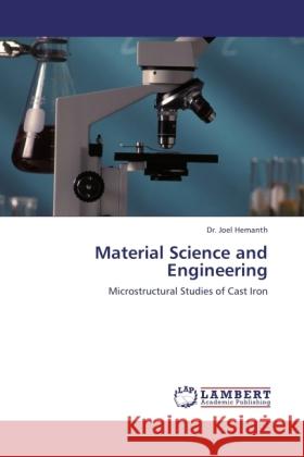 Material Science and Engineering Hemanth, Joel 9783845433981