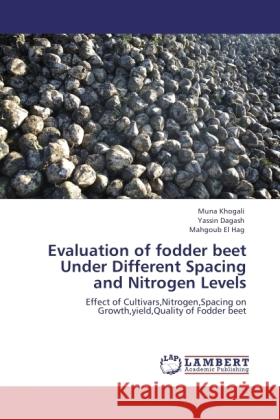 Evaluation of fodder beet Under Different Spacing and Nitrogen Levels Khogali, Muna, Dagash, Yassin, Hag, Mahgoub El 9783845435015 LAP Lambert Academic Publishing
