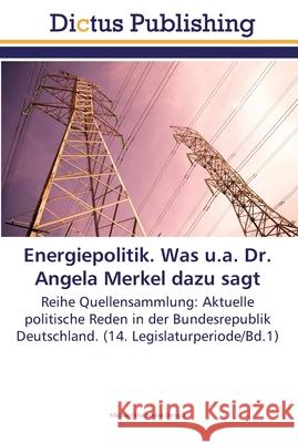 Energiepolitik. Was u.a. Dr. Angela Merkel dazu sagt Hochstein, Michael 9783845466132