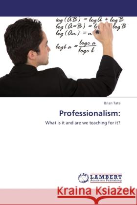 Professionalism: Tate, Brian 9783845479132