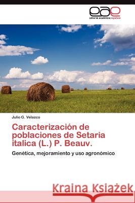 Caracterización de poblaciones de Setaria italica (L.) P. Beauv. Velazco Julio G. 9783845480978 Editorial Acad Mica Espa Ola