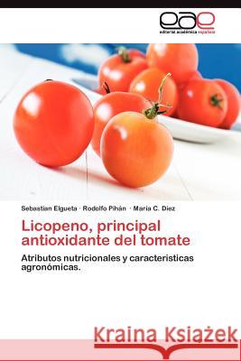 Licopeno, principal antioxidante del tomate Elgueta Sebastian 9783845484266 Editorial Acad Mica Espa Ola