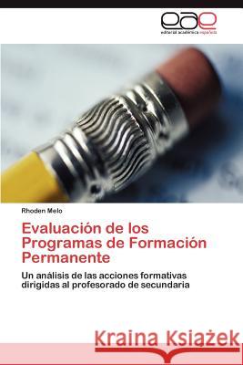 Evaluación de los Programas de Formación Permanente Melo Rhoden 9783845490083 Editorial Acad Mica Espa Ola