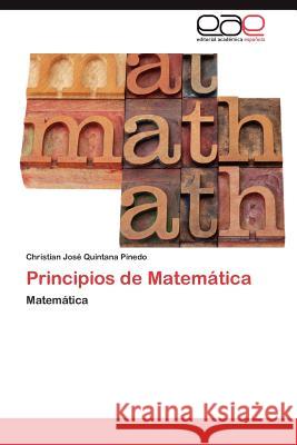 Principios de Matemática Quintana Pinedo Christian José 9783845496337