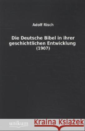 Die Deutsche Bibel in ihrer geschichtlichen Entwicklung : (1907) Risch, Adolf 9783845712451 UNIKUM