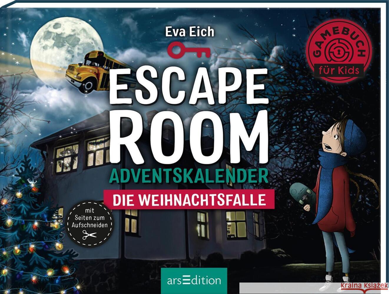 Escape Room Adventskalender. Die Weihnachtsfalle Eich, Eva 9783845841588 ars edition