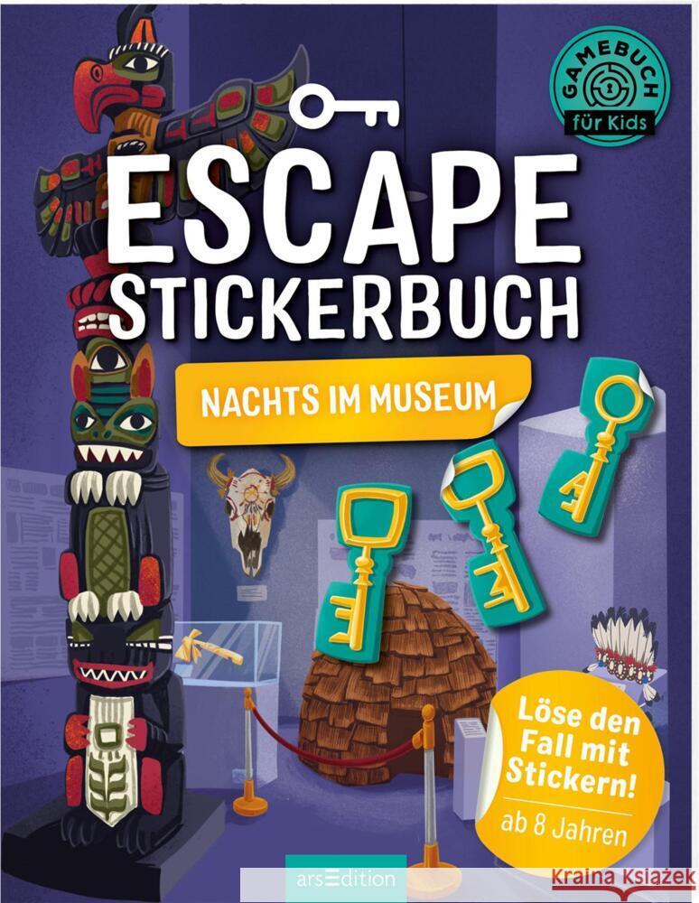 Escape-Stickerbuch - Nachts im Museum Kiefer, Philip 9783845842295