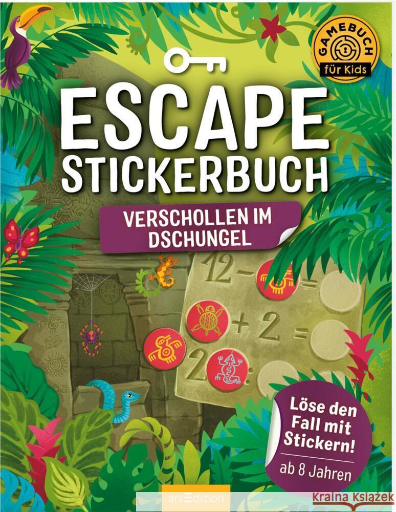 Escape-Stickerbuch - Verschollen im Dschungel Kiefer, Philip 9783845844879